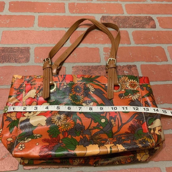 sakroots Floral Shoulder Bag Coated Canvas Purse - Picture 6 of 7